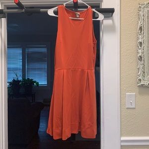 Orange Dress with Pockets